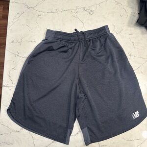 New Balance Men's Athletic Shorts — Charcoal Gray